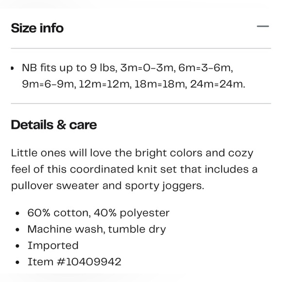 PL Baby By Petit Lem Quilted Colorblock Jogger Set - Picture 4 of 7